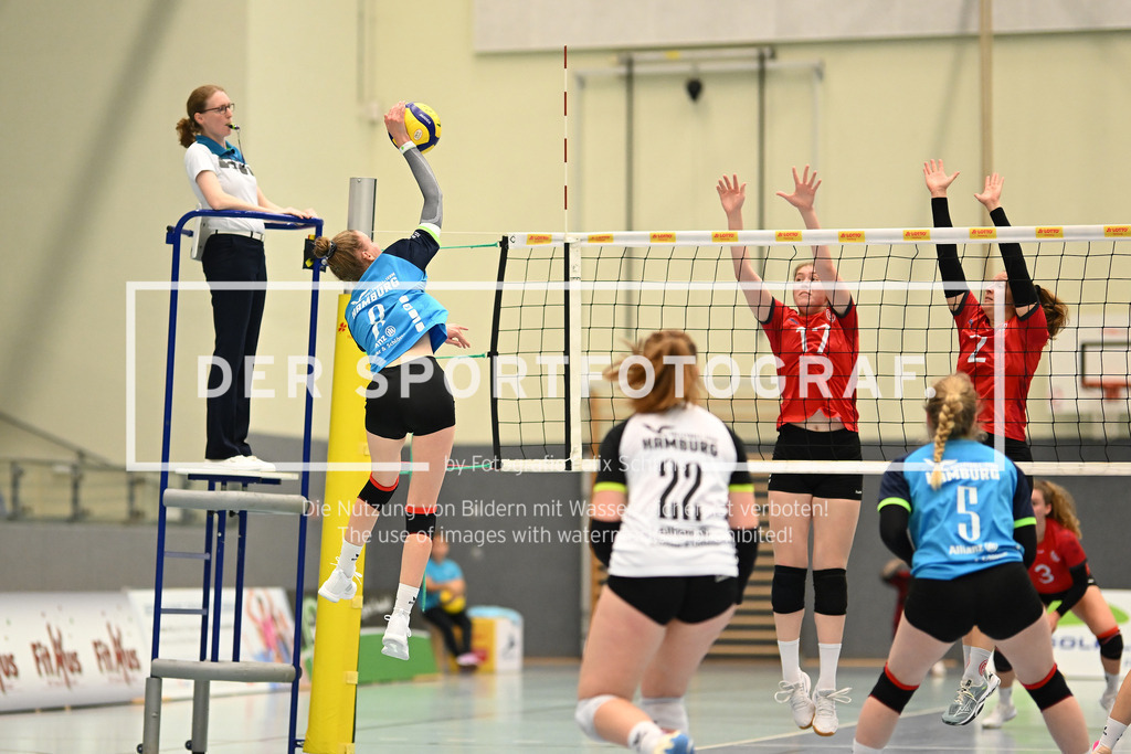 Volleyball I Frauen I Saison 2023-2024 I Dritte Liga Nord I VT Hamburg - Eimsbütteler TV 2 I 07882 | Der Sportfotograf. - Realisiert mit Pictrs.com