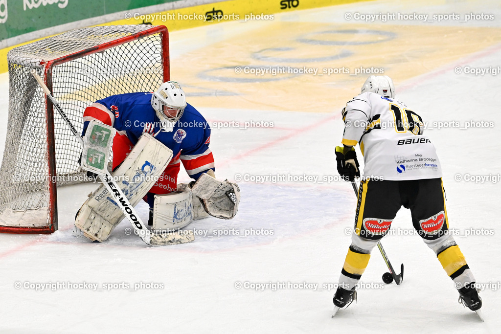 Carinthian Team vs. HC Köttern 12.2.2024 | #40 Zitterer Andre Albert, #16 Petrik Benjamin