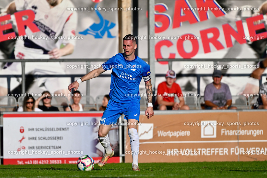 SAK vs. SK Treibach | #24 Zoran Vukovic SAK, SAK vs. SK Treibach, SAK vs. SK Treibach am 29.05.2024 in Klagenfurt (Sportpark Welzenegg), Austria, (Photo by Bernd Stefan)