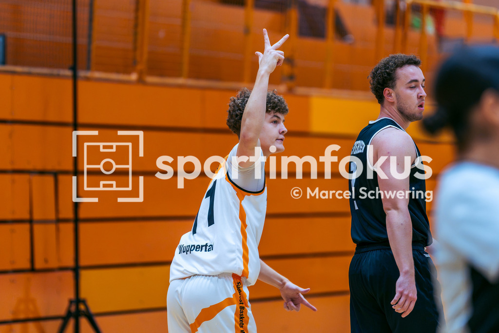 Südwest Baskets Wuppertal – SC Fast-Break Leverkusen | 2. Regionalliga 1 Herren: Südwest Baskets Wuppertal gegen SC Fast-Break Leverkusen, Wuppertal, 19.09.2026. Endstand: 82:71. sportimfokus / Marcel Schwering - Realisiert mit Pictrs.com