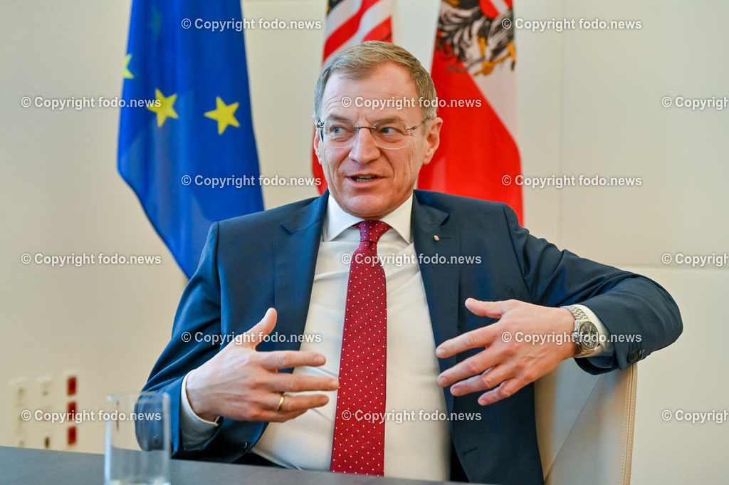 LH Thomas Stelzer (VP)_ 29.12.2022-29 | 29.12.2022, Landhaus Linz, AUT, LH Thomas Stelzer (VP), im Bild LH Thomas Stelzer (VP, Landeshauptmann Oberoesterreich)