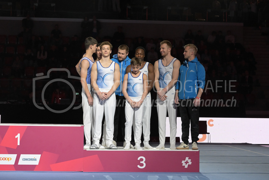 Schweizer Meisterschaften Kunstturnen Mannschaften Männer (A) - 22. November 2025 | Schweizer Meisterschaften Kunstturnen Mannschaften Männer (A)AXA Arena, WinterthurBild: Sportfotografie Markus Aeschimann | www.markus-aeschimann.ch - Realisiert mit Pictrs.com