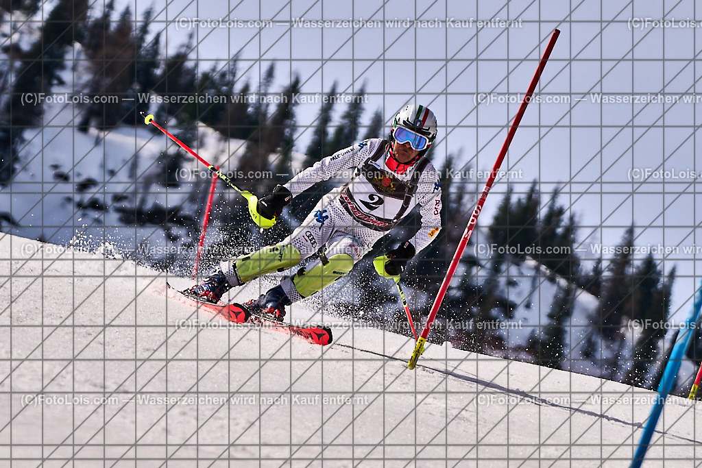 ALP0755_FIS MASTERS WC-Finale_SL_B-Herrn_Guastini Gian Franco | (C)FotoLois.com, Alois Spandl. FIS MASTERS WorldCup-Finale 2024, Reiteralm (Steiermark, AUT), SLALOM auf der Muldenliftpiste, Sa 6. April 2024.