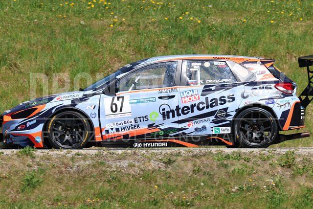 FIA European Hill Climb Championship – Rechberg 2026 | FIA European Hill Climb Championship at Rechberg, held from 24 to 26 April 2026 near Tulwitz, Styria, Austria. The image shows Anze DOVJAK (SLO) Hyundai i30 TCR.