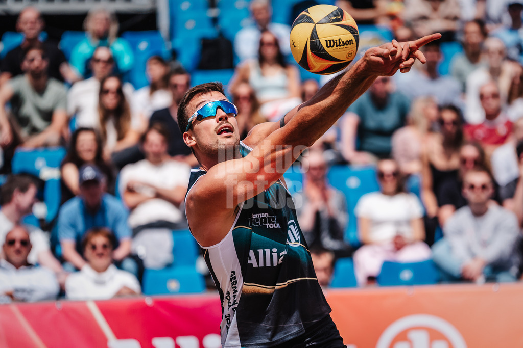 Beachvolleyball | Männer | Allianz German Beach Tour 2025 | Tourstop Hamburg | 29.05.2025 | Jannis Hopt