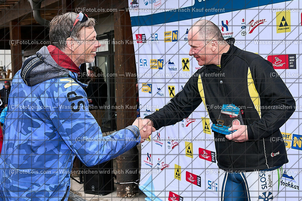 ALP1483_FMC-GS_Siegerehrung | (C)FotoLois.com, Alois Spandl, FIS Masters Cup Ski Alpin 2023 Hochkar, GiantSlalom-Kategorie A-B-C, Fr 24. März 2023.