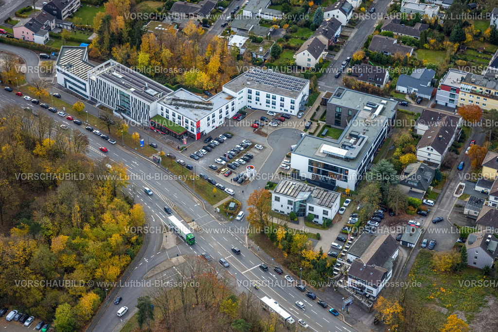 Hagen251101525 | Luftbild, Campus Hotel und Bürohaus, Feithstraße, Hochschulviertel, Hagen, Ruhrgebiet, Nordrhein-Westfalen, Deutschland