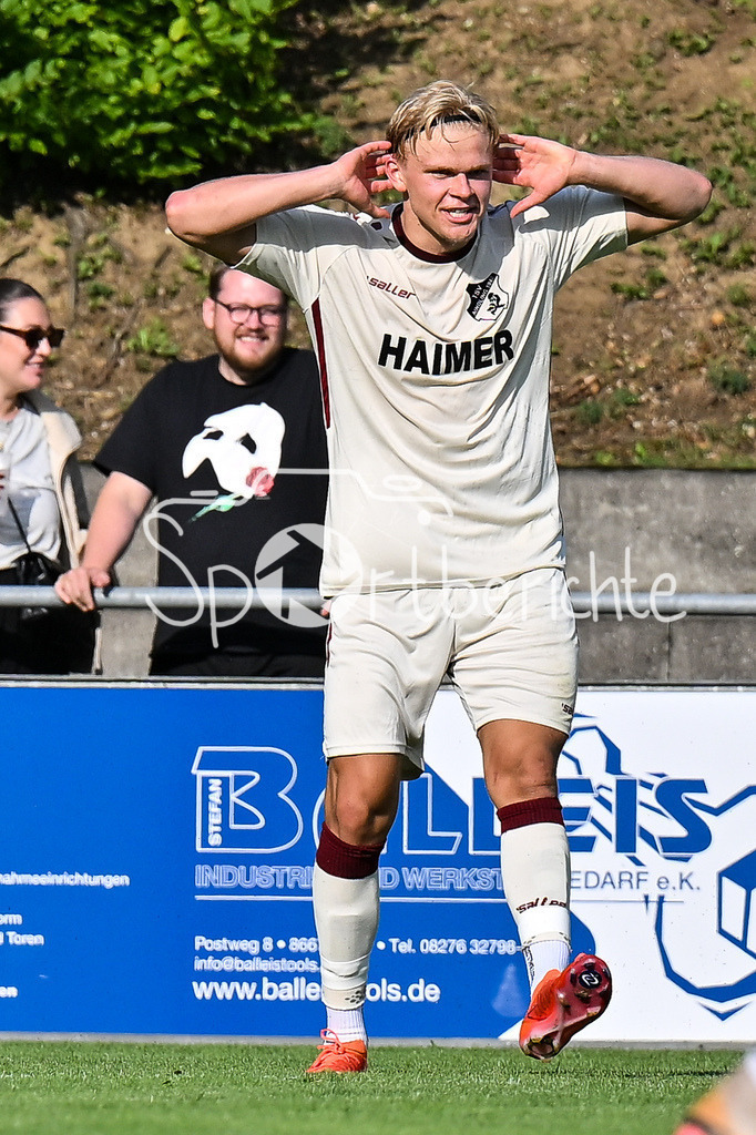 TSV Aindling - TSV Hollenbach | Jubel nach 1-0 durch Aindling 9