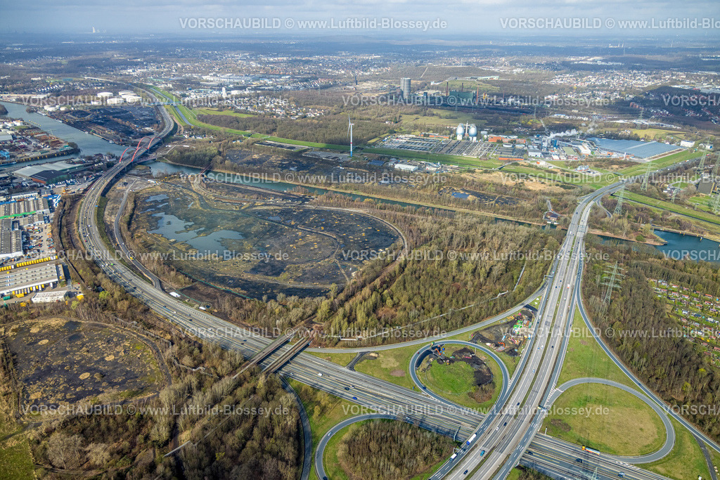 Essen260305604FreiheitEmscher | Luftbild, „Freiheit Emscher“ großes interkommunalen Stadtentwicklungsprojekte in NRW, von Essen, Bottrop und RAG Montan Immobilien, 1.700 Hektar, inklusive 150 Hektar ehemaliger Bergbauflächen, entsteht bis ca. 2030 ein neuer, nachhaltiger urbaner Raum für innovat, , Altenessen-Nord, Essen, Ruhrgebiet, Nordrhein-Westfalen, Deutschland