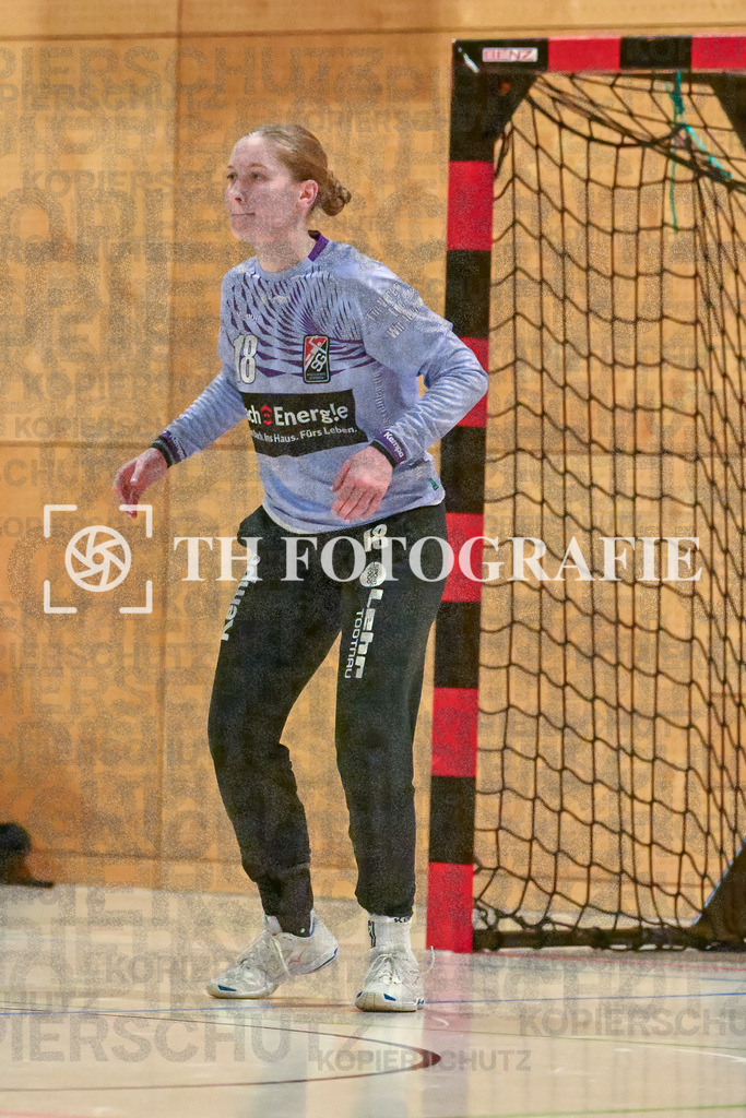 GER, SG Maulburg/Steinen - TuS Helmlingen, Frauen-Handball, Oberliga Suedbaden, 19. Spieltag, Saison 2024/2025, 23.03.2025 | Zoe Zscherper (SG Maulburg/Steinen, #18)GER, SG Maulburg/Steinen - TuS Helmlingen, Frauen-Handball, Oberliga Suedbaden, 19. Spieltag, Saison 2024/2025, 23.03.2025Foto: TH Fotografie/Thomas Hess