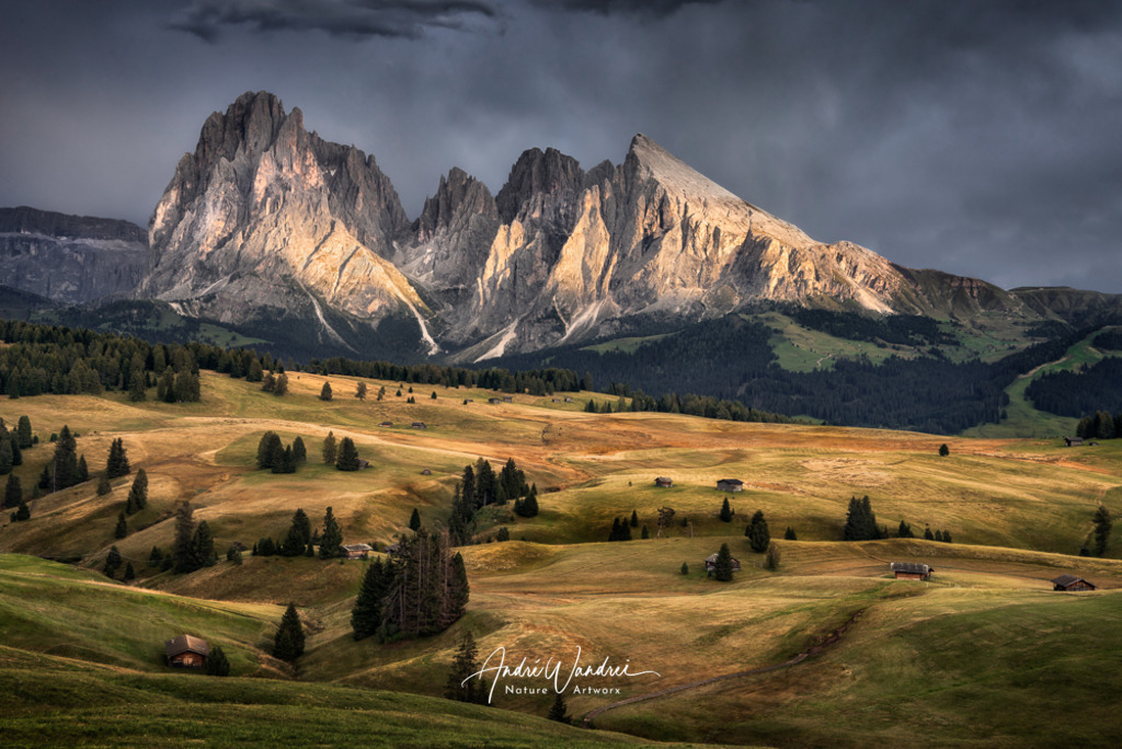 Aufziehendes Gewitter auf der Alm | Andre Wandrei - Nature Artworx - Realisiert mit Pictrs.com