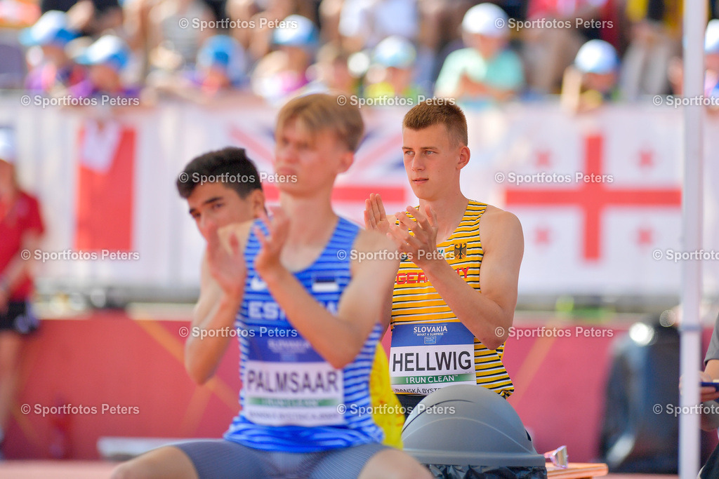U18 EM - Tag 4_14 | European Athletics U18 Championships am 21.07.2024 in Banska Brystica; Hochsprung, Theo Hellwig.Foto: Kai Peters - Realisiert mit Pictrs.com