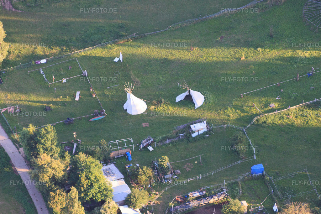 Luftbild: Pfadfinder Camp an der Purzelmarkwiese im Ortsteil Billigheim in Billigheim-Ingenheim im Bundesland Rheinland-Pfalz in Deutschland. Foto: IMG_51098.jpg vom 22.07.2012 durch Werner Riehm/FLY-FOTO.deAuflösung des Originals: 4752 x 3168 px