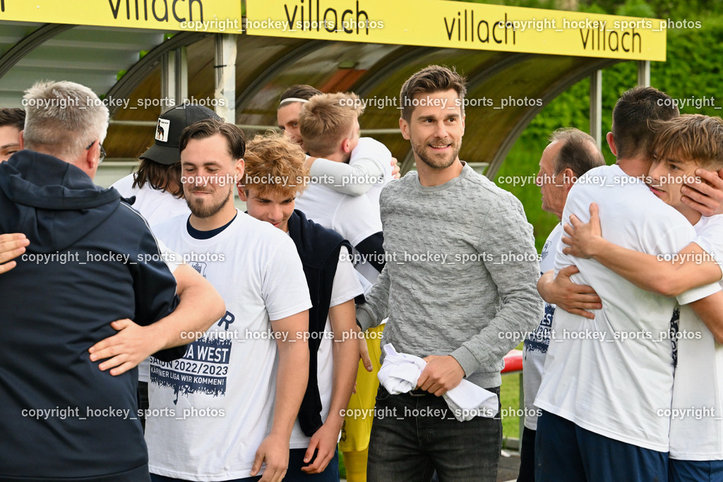 ATUS Velden Meisterfeier 2023 20.5.2023 | Headcoach ATUS Velden Marcel Günther Kuster