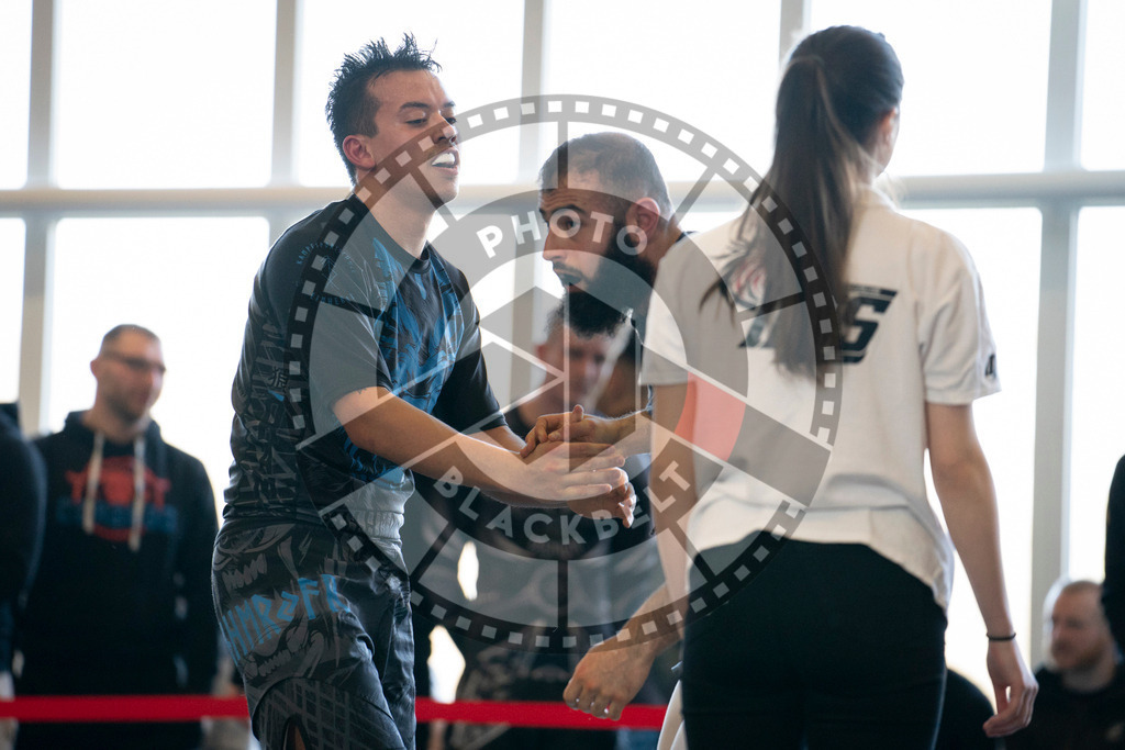 20240309PBB6416 | Fighters compete during the International Luta Livre (ILLCS) Spring Championship in Hannover, Germany, on March 9, 2024.