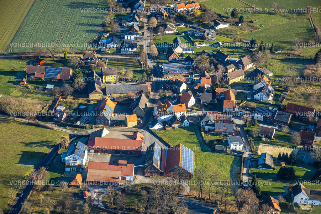Soest260103888 | Luftbild, Wohngebiet Ortsansicht Ortsteil Müllingsen, Müllingsen, Soest, Südwestfalen, Nordrhein-Westfalen, Deutschland
