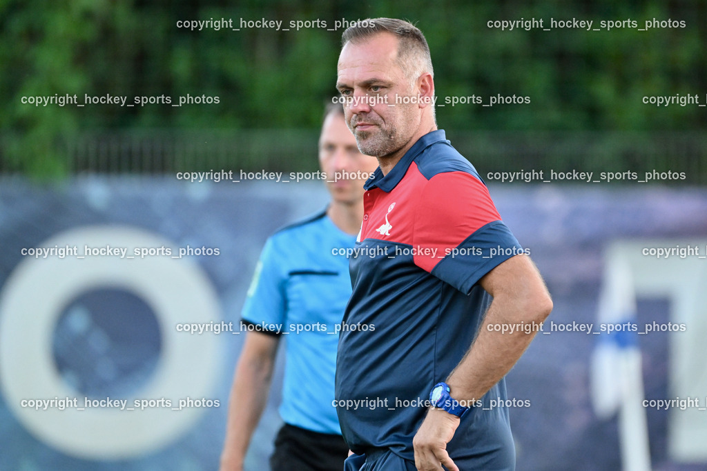 SAK vs. SC St. Veit | Headcoach SAK Goran Jolic, SAK vs. SC St. Veit, SAK vs. SC St. Veit am 19.09.2025 in Klagenfurt (Sportpark Welzenegg), Austria, (Photo by Bernd Stefan)