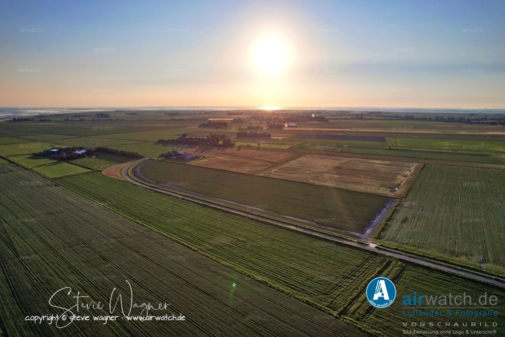 Luftbild Nordstrand, Suederhafen, An de Wehl, Evensbüller Chaussee, Husumer Bucht | Luftbild Nordstrand, Suederhafen, An de Wehl, Evensbüller Chaussee, Husumer Bucht
