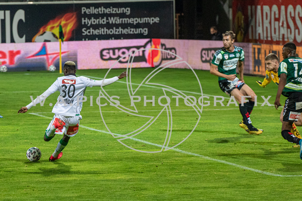 SV Ried vs Fc Wacker Innsbruck | RIED,AUSTRIA,17.JUL.20 - SOCCER - HPYBET 2. Liga, SV Ried vs FC Wacker Innsbruck. Image shows Sunday Faleye (Wacker).
Photo: SMP/Andreas Willdoner