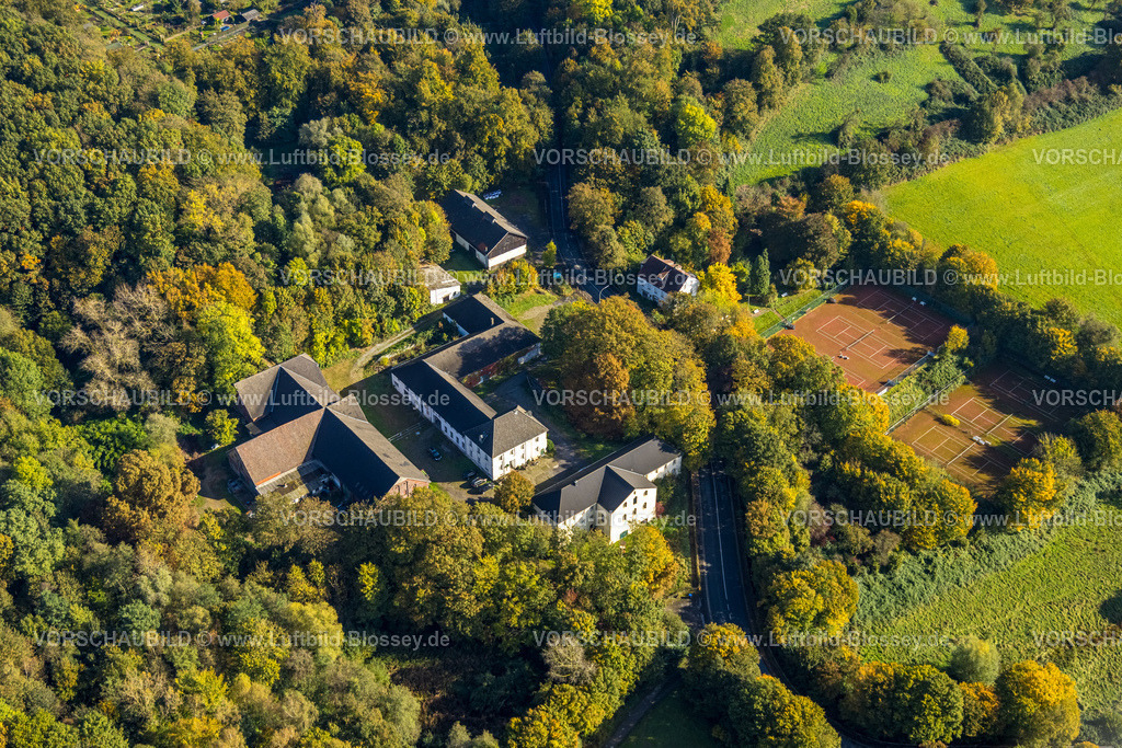 Selm241011239Cappenberg | Luftbild, Waldschule Cappenberg, Tennisplätze TC Cappenberg e.V., Cappenberg, Selm, Münsterland, Nordrhein-Westfalen, Deutschland