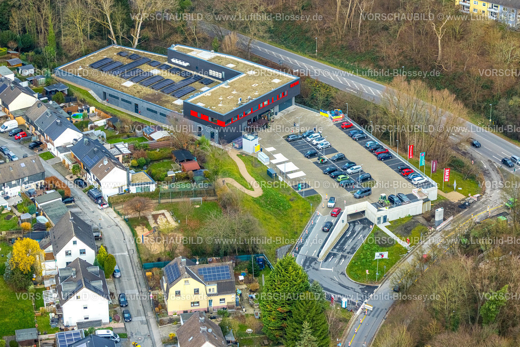 Hattingen251200209 | Luftbild, Rewe Supermarkt Denkmalstraße Neubau, Baak, Hattingen, Ruhrgebiet, Nordrhein-Westfalen, Deutschland