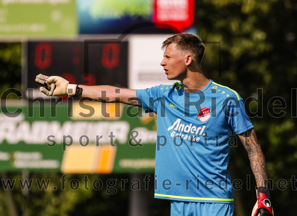 2023-08-26_050_TSV_Ebersberg_gegen_TSV_Oberpframmern | Ebersberg, Deutschland, 26.08.2023:
Fußball, Kreisliga 2023 / 2024, 2. Spieltag, TSV 1877 Ebersberg gegen TSV Oberpframmern, Endergebnis: 5:1

Torwart Ludwig Huber (TSV Oberpframmern, #1)

Foto: Christian Riedel / fotografie-riedel.net