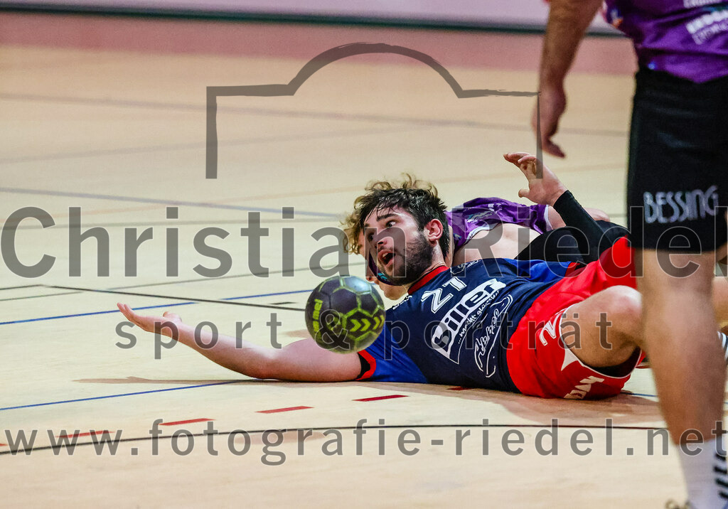 2023-10-14_046_SpVgg_Altenerding_gegen_HSG_Freising_Neufahrn | Erding, Deutschland, 14.10.2023:
Handball, Bezirksoberliga Männer 2023 / 2024, 4. Spieltag, SpVgg Altenerding gegen HSG Freising-Neufahrn, Endergebnis: 27:26

Korbinian Herrmann (HSG Freising-Neufahrn, #21)

Foto: Christian Riedel / fotografie-riedel.net
