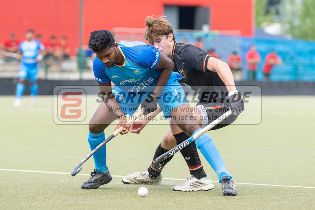 HK_20230822_103722 | 4 Nations Tournament Spiel um Platz 1 ( MU21 ) Indien - Germany am 22.8.2023 DHC Düsseldorf, Düsseldorf ,