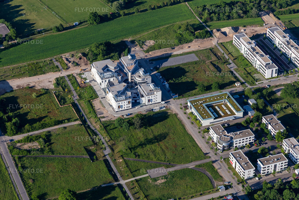 Luftbild: Technologiepark, LTC Linder Technologie Campus im Ortsteil Rintheim in Karlsruhe im Bundesland Baden-Württemberg in Deutschland. Foto: IMG_126821.jpg vom 28.05.2021 durch Werner Riehm/FLY-FOTO.de