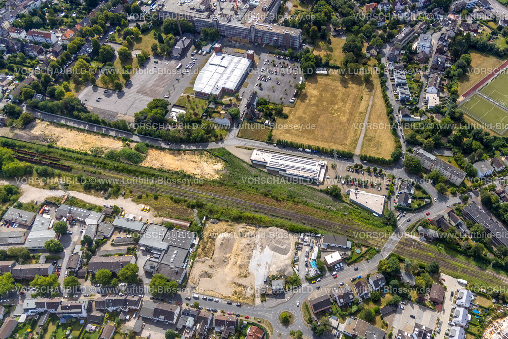 Muelheim220802276 | Luftbild, Technikum Mülheim Ausstellungs- und Handelszentrum mit Solardach, Speldorf, Mülheim an der Ruhr, Ruhrgebiet, Nordrhein-Westfalen, Deutschland