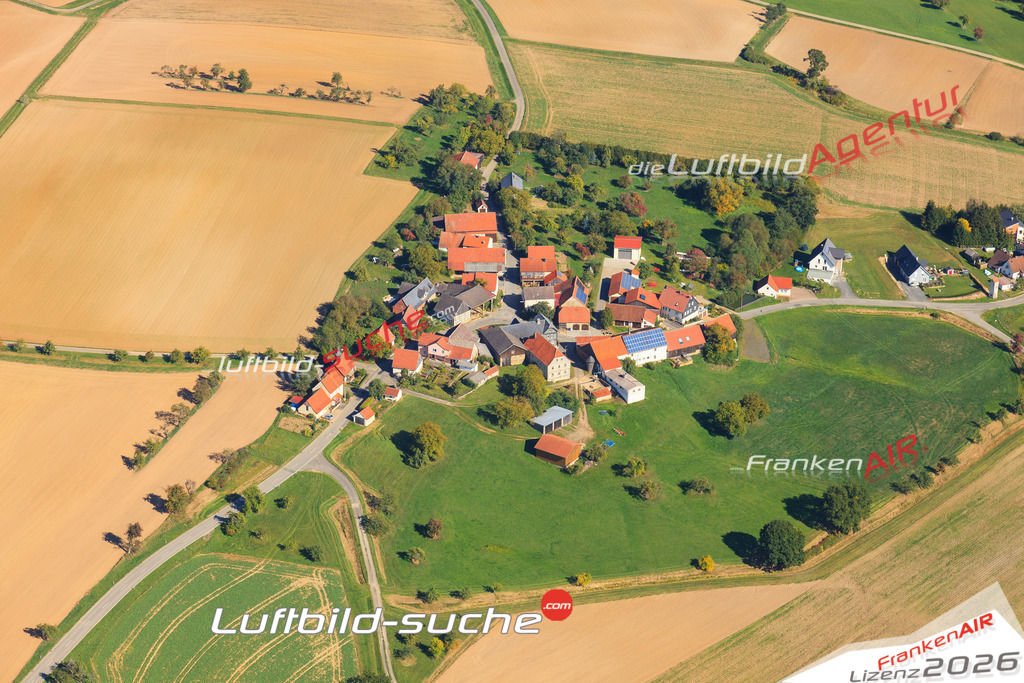 Luftbild von Wuestenwelsberg Untermerzbach - Luftaufnahme wurde 2015 von https://frankenair.de mittels Flugzeug (keine Drohne) erstellt - die Geschenkidee