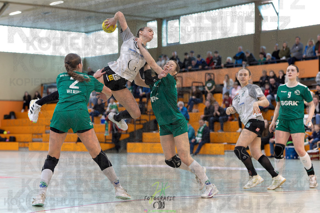 Jugendbundesliga wJA, Pokalrunde, HSG Kleenheim/Langgöns - Frisch Auf Göppingen | Jugendbundesliga wJA, Pokalrunde, HSG Kleenheim/Langgöns - Frisch Auf Göppingen am 28.02.2026 in Oberkleen (Weidig-Halle)Photo © 2026 - Jörg Heinrich - Realisiert mit Pictrs.com