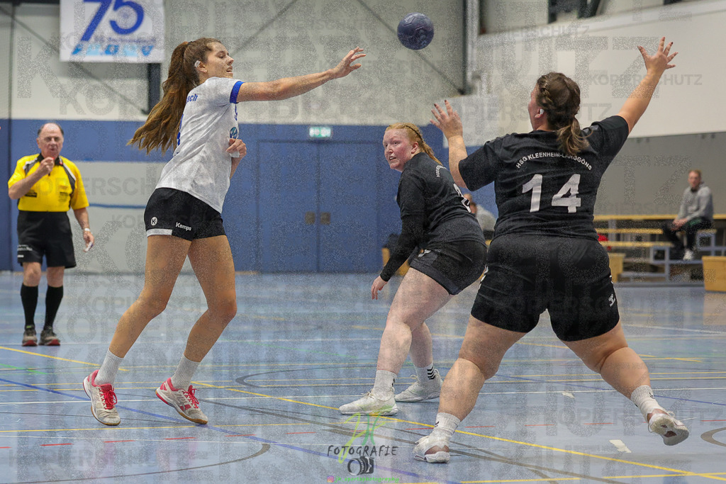 Frauen 2. Bezirksklasse, SG Rechtenbach - HSG Kleenheim/Langgöns III | Frauen 2. Bezirksklasse, SG Rechtenbach - HSG Kleenheim/Langgöns III am 16.11.2024 in Rechtenbach (Sporthalle Rechtenbach)Photo © 2024 - Jörg Heinrich - Realisiert mit Pictrs.com