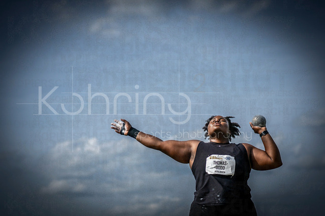 61. Internationales Pfingstsportfest; Rehlingen-Siersburg, 24.05.2026 | REHLINGEN , GERMANY - MAY 24: Danniel Thomas-Dodd (JAM/Jamaika) during the spot put of the 61. Internationales Pfingstsportfest on 24.05.2026 at the  Bungertstadion in Rehlingen-Siersburg (Saarland / Deutschland).