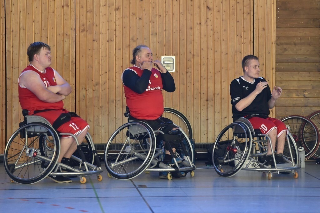 2024-10-26-0394 | RSKV Tuebingen vs. Hannover United 2, Rollstuhlbasketball, 2. Bundesliga Sued, 3. Spieltag, Saison 2024/2025, 26.10.2024, Foto: Ralph Kunze - Realisiert mit Pictrs.com