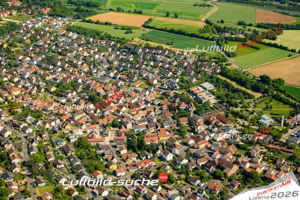 Das Luftbild zeigt  Eisingen - Die Luftaufnahme wurde 2023 vom UL-Flugzeug aus erstellt ( keine Drohne ) - Hochauflösende Luftaufnahme - Für grossformatige Ausdrucke geeignet. Die Geschenkidee !Mit Lizenz und Bildrechte bestellbar