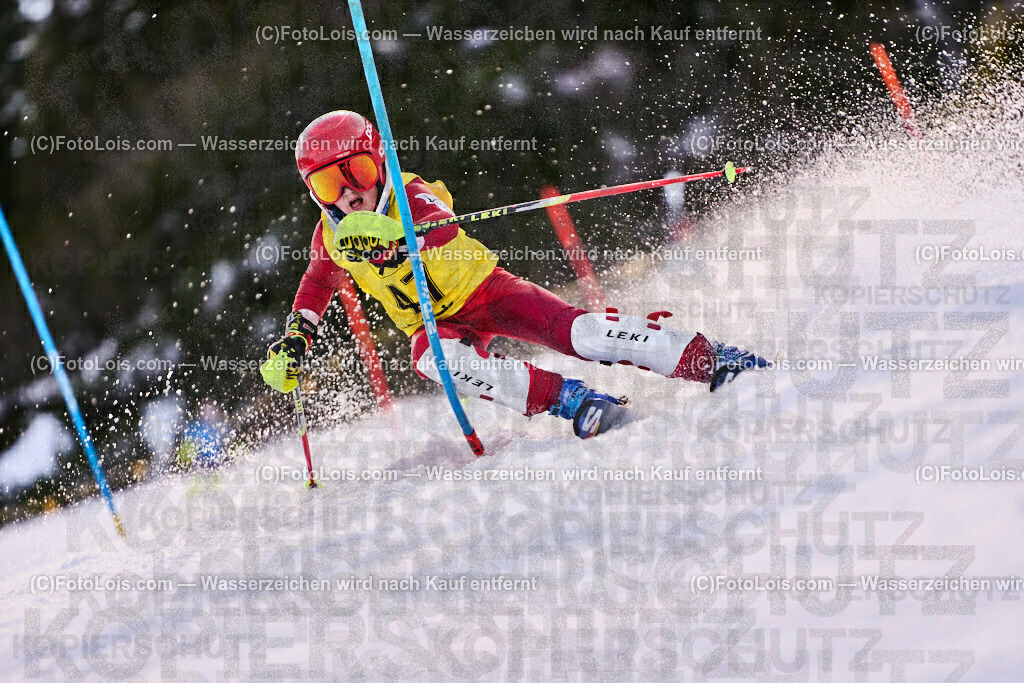 ALP2970_NWC-OAC-Slalom-II DG-I_Hochkar_Fahrngruber Valentin | (C)FotoLois.com, Alois Spandl, NWC+OAC-Schüler-Slalom 1 auf dem Hochkar, Sa 7. Jänner 2023.