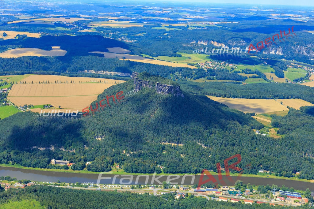 Luftbild von  Koenigstein - Luftaufnahme wurde 2016 von https://frankenair.de mittels Flugzeug (keine Drohne) erstellt - die Geschenkidee