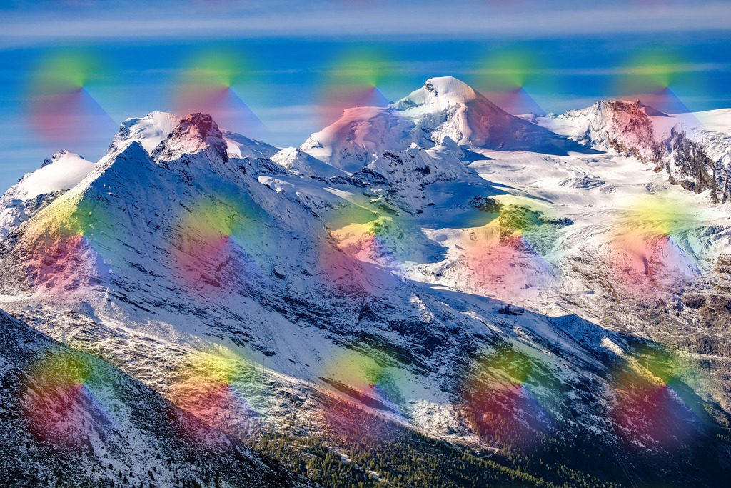 Allalinhorn von Hohesaas | Das Allalinhorn oberhalb von Saas-Fee 