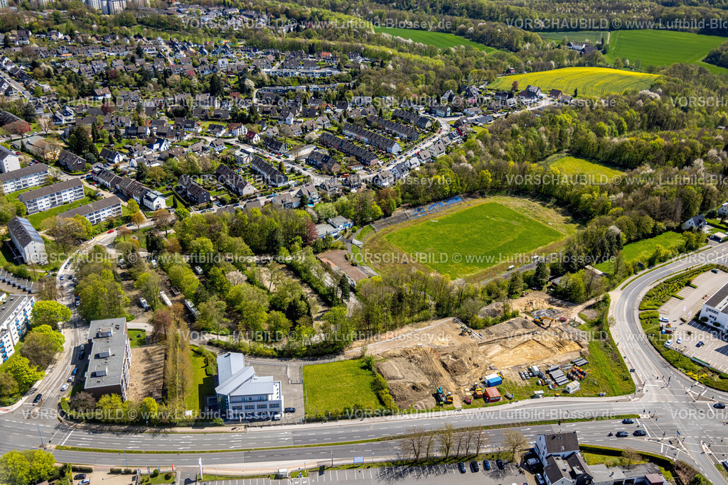 Velbert230407541 | Luftbild, Christopeit Sport Arena, früher Stadion zur Sonnenblume, Velbert, Ruhrgebiet, Nordrhein-Westfalen, Deutschland