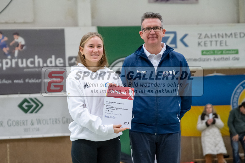 SFE_20230226_0078 | Deutsche Meisterschaft Weibliche U16 Halle 2023 am 26.02.2023 in Düsseldorf (DSC99), Photo: Stephan Fehrmann 2022 (Sports-Gallery)