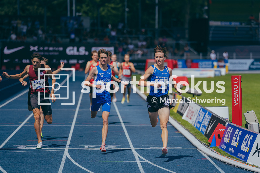 Deutsche Meisterschaften der Frauen und Männer 2026 | Adrian Engstler, TV Villingen, 800-Meter-Lauf, Halbfinale, Deutsche Meisterschaften der Frauen und Männer 2026, Lohrheidestadion Bochum-Wattenscheid, 25.07.2026. Foto: Marcel Schwering / sportimfokus - Realisiert mit Pictrs.com