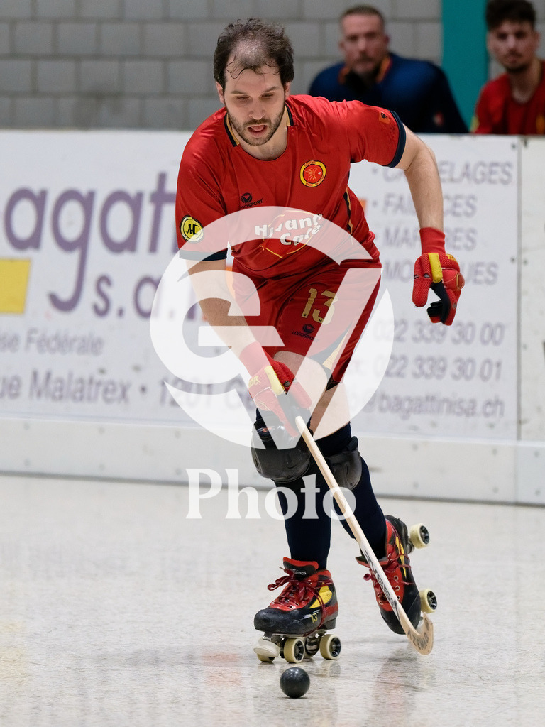 LNA  - Geneve RHC v RHC Diessbach  |  during the LNA  match between Geneve RHC and RHC Diessbach  at Centre sportif de la queue d'arve in Geneve, Switzerland