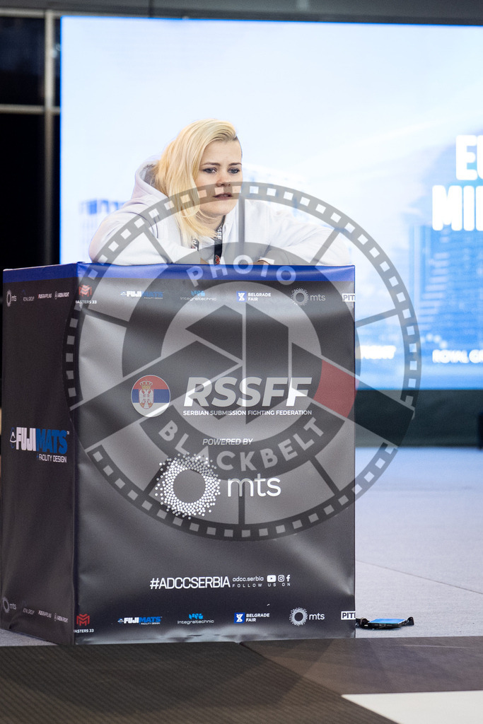 20260214PBB0809 | Fighters compete during the ADCC European Trials  competition day 1 in Belgrade, Serbia, on February 14, 2026.