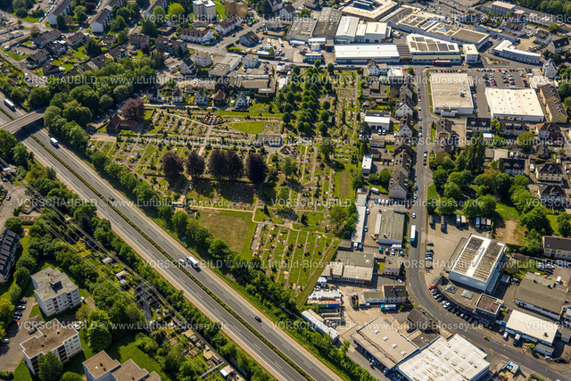 Hagen240504458Hohenlimburg | Luftbild, Evangelischer Friedhof Im Niederfeld, Autobahn A46, Gewerbegebiet Gotenweg, Hohenlimburg, Hagen, Ruhrgebiet, Nordrhein-Westfalen, Deutschland