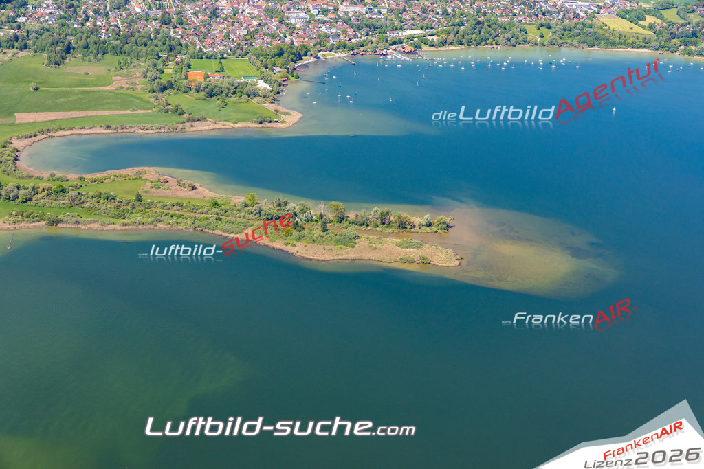 Aktuelles Luftbild von  diessen-am-ammersee - Die Luftaufnahme wurde 2021 mittels UL-Flugzeug erstellt ( keine Drohne ) - hochauflösende Kamera-Systeme von  Canon -Beste Qualität - Für grossformatige Ausdrucke geeignet. Die Geschenkidee !