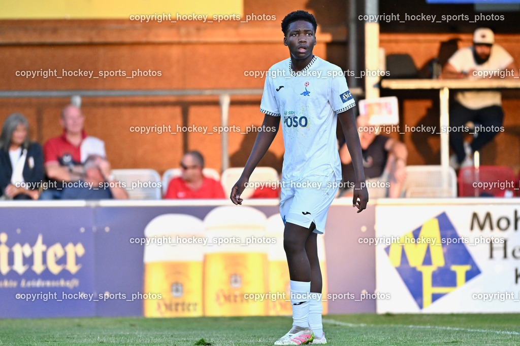 SAK vs. SC St. Veit | #14 Andre Le Prince Chedjou Fonkou SAK, SAK vs. SC St. Veit, SAK vs. SC St. Veit am 19.09.2025 in Klagenfurt (Sportpark Welzenegg), Austria, (Photo by Bernd Stefan)
