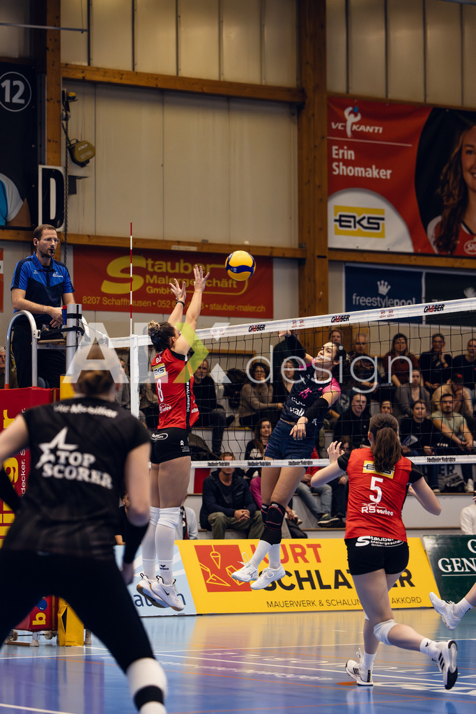 Volleyball I Frauen I Saison 2025-2026 I Volleyball NLA | Women I Round 14 I VC Kanti Schaffhausen - NLZ Volleyball Academy Zürich I 16.01.2026 | VC Kanti Schaffhausen - 8 Lina-Marie Lieb (DE) – Aussen - Realisiert mit Pictrs.com