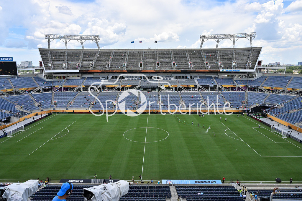 Juventus Turin - Manchester City | Im Camping Word Stadium von Orlando - Forlirda findet heute am dritten Spieltag der Vorrunde der Club WM in Amerika das Spiel zwischen Juventus und Mancity statt / Symbolbild / Stadionfoto / Stadionbild / FIFA Club World Cup: Juventus Turin - Manchester City, Camping World Stadium am 26.06.2025 / NOT FOR SALE IN USA