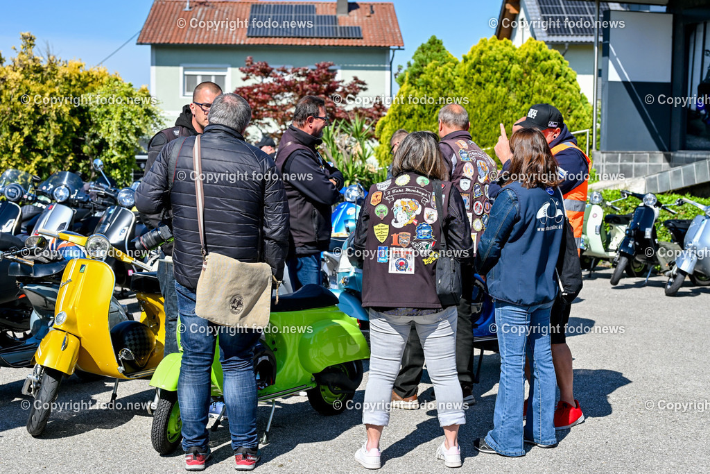 Lets Vespa togehter 2025_ Vespatreffen Neuhofen_ 27.04.2025-60 | 27.04.2025, Neuhofen, Kremsmuenster, AUT, Lets Vespa togehter 2025, Vespatreffen, im Bild Teilnehmer Vespatreffen, Motorsport Stadler©Copyright: Harald Dostal / fodo.media   Alle Bilder honorarfrei